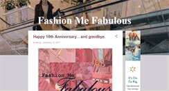 Desktop Screenshot of fashionmefabulous.com